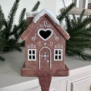 Christmas Gingerbread House Stocking Holder